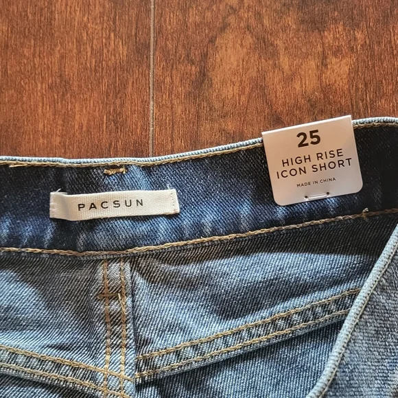 Pacsun  jeans  shorts 25 - Picture 3 of 7
